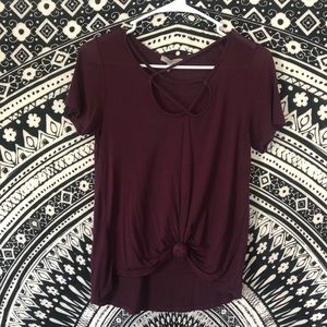 Maroon Top